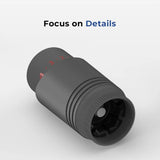 Vancoco Anthracite TRV Angled Thermostatic Radiator & Towel Rail Valve H62 Brass 1/2" x 15mm Radiator Valves Angled TRV & Lockshield for Radiator Central Heating(Anthracite)