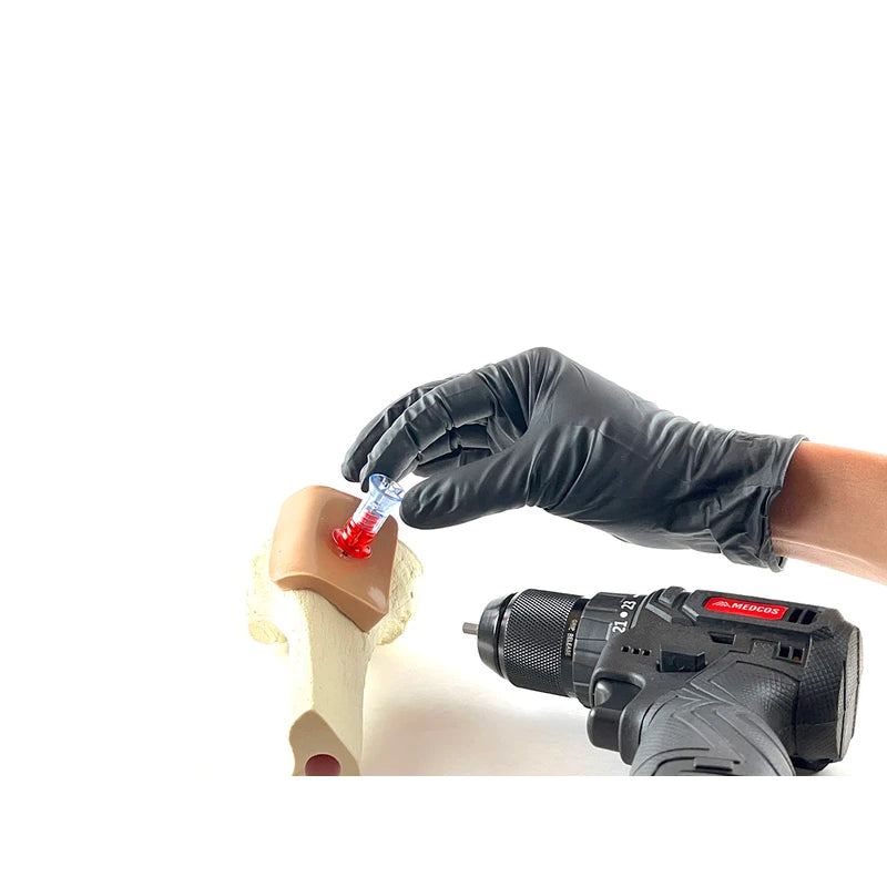 MEDCOS EZ-IO Compatible IO Drill Trainer Intraosseous Driver for Medical Instructors Teaching Vascular Access Device Skills Station (2022 Version)