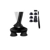 BeneCane Walking Cane Accessories 4 Tips Base Cane Replace, Lightweight Replacement Small Tips & Strap