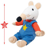 Rainbow Designs Maisy Soft Toy - Soft Stuffed Mouse with Velvety Tail, Maisy Mouse Early Years Book Adventure Character - Great for Bedtime Stories