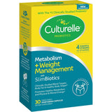 Culturelle Metabolism + Weight Management with SlimBiotics® Probiotic Capsules – 30 Count – Helps Safely Manage Weight - Promotes Healthy Metabolism and Physical & Mental Energy