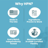 HPN Supplements NAD3 NAD+ Booster | Value Size 2 Month Supply | Clinically Proven & Independently Tested - Metabolic Repair | 311 mg per Serving - 120 Capsules