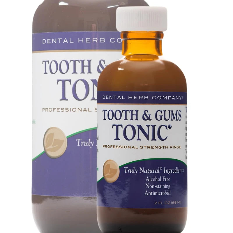 Dental Herb Company Dental Herb Company Tooth & Gums Tonic Mouth Wash - Travel Size ** (2 oz.) ** Made with Pure Essential Oils to Relieve Bad Breath, Bleeding and Irritated Gums.