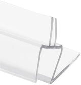 Prime-Line M 6259 Frameless Shower Door Bottom Seal for 1/2 in. Thick Glass Doors, Dual Flap and 45 Degree Drip Guard, 36 in., Clear Vinyl (Single Pack)