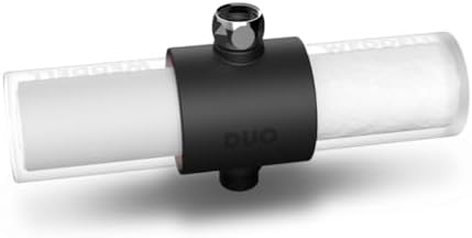 Weddell Duo Shower Filter - NSF Certified Shower Filter, High Pressure Activated Carbon Filter, Removes Chlorine, PFAS & Particulates, Clinically Tested For Healthier Skin & Hair (Black)