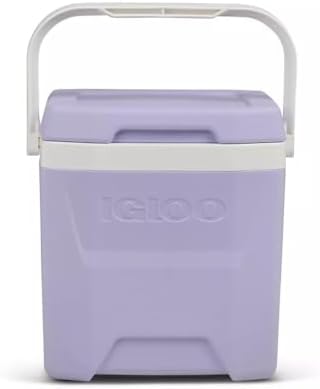 Igloos Cooler Hard-Sided Ice Chest, Insulated Portable Cooler, Heavy-Duty, Leak-Resistant Lid, Lightweight Ergonomic Handle