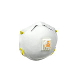 3M N95 Respirator 8511, 10 Pack, NIOSH-APPROVED N95, Features 3M COOL FLOW Exhalation Valve, Relief From Dusts & Certain Particles During Sanding, Pollen, Mold Spores, Dust Particles (8511DB1-A-PS)