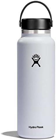 Hydro Flask Wide Flex Cap White 40 Oz