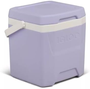 Igloos Cooler Hard-Sided Ice Chest, Insulated Portable Cooler, Heavy-Duty, Leak-Resistant Lid, Lightweight Ergonomic Handle
