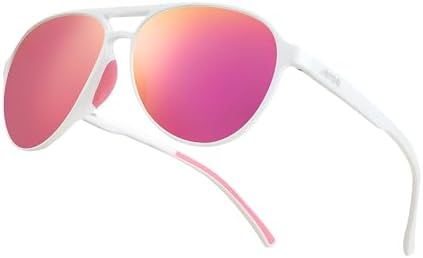 Polarized Aviator Sunglasses for Women Men Retro Trendy Sports Sunglasses for Outdoor UV400 Protection