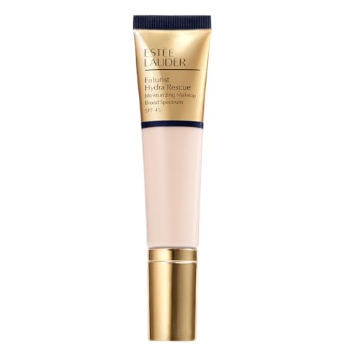 Estée Lauder Futurist Hydra Rescue Moisturizing Foundation SPF 45 for a 12-Hour Glow, 1.2 Fl Oz, 1N0 Porcelain