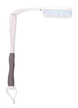 Juvo BWLA01 Premium All-in-One Wand Applicator, 23" Long Reach Handle, Adjustable, Includes Bath Sponge and Lotion Pad, 1 Count, White