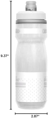 CamelBak Podium Chill Insulated Bike Water Bottle - Easy Squeeze Bottle - Fits Most Bike Cages - 21oz, Reflective Ghost