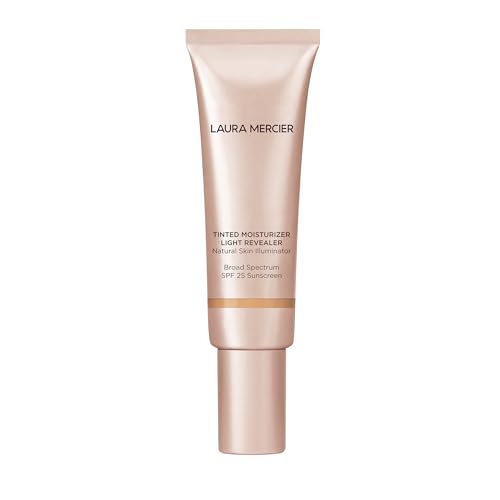 Laura Mercier Tinted Moisturizer Light Revealer Natural Skin Illuminator with SPF 25: All Day Hydration, Ultra-Sheer Coverage, Luminous & Radiant Finish, Skin Tint, Nude