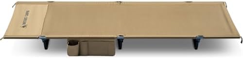 OneTigris SUPRAGRIS Camping Cot, Support Up to 400lbs, Lightweight Comfortable Folding Bed for Camping, Hiking, Backpacking, Travel, Car Trips, Office Nap