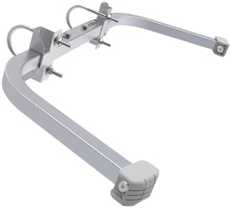 Ladder Stabilizer,Heavy Duty Aluminum Extended Ladder Accessory for Roof Gutter Cleaning Tools,Ladder Stand-Off Wing Span/Wall Ladder Hooks with Non-Slip Rubber Bottom pad.(Patent)