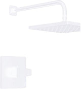 Delta Faucet Modern Raincan Square Single-Function Shower Valve Trim Kit Black, Shower Faucet Set, Rainfall Shower Head Black, Delta Shower Trim Kit, Matte Black T14268-BL-PP (Valve Not Included)