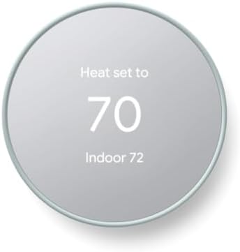 Google Nest Thermostat - Smart Thermostat for Home - Programmable Wifi Thermostat - Fog