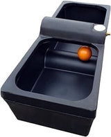 iFuntecky Titan 30 Gallon Horse Cattle Drinker Agricultural Water Trough (Black)