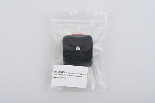 Aupoko Quick Release Plate 1/4" to 3/8" Compatible with Arca Swiss, Cl01 Claw Quick Release Plate with 2 Buttons for DSLR/Micro SLR/Digital Camera/Stabiliser/Tripods