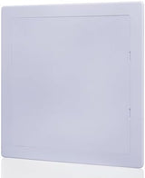 Suteck Plumbing Access Panel for Drywall Ceiling 14x14 Inch Reinforced Plastic Wall Access Doors Removable Hinged White