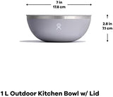 Hydro Flask Outdoor Kitchen Bowl - Stainless Steel Dinnerware Reusable Camping Gear Mess Kit - Dishwasher Safe, BPA-Free, Non-Toxic