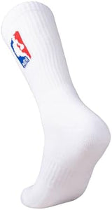 Ultra Game Men's NBA Official Athletic Cushioned Secure Fit Crew Socks-6 Pack