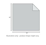 Chunky Knit Blanket Throw 40"×40", Hand Knitted Warm Chenille Throw Blanket, Home Decor Soft Thick Yarn Cable Knit Blanket, Soft Breathable Fleece Banket Christmas for Couch Bed Sofa Best Gift (Gray)