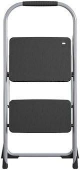 COSCO 2-Step Big Step, Steel Step Stool, Gray