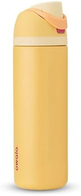 Disney Princess FreeSip Insulated Stainless Steel Water Bottle with Straw for Sports and Travel, BPA-Free Sports Water Bottle, 24 oz, Belle