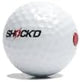 SHOCK'D GOLF BALLS - The World's Loudest Golf Ball - Viral Prank Ball (Sleeve of 3, Novelty)