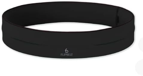 FlipBelt Classic Running Belt, Running Fanny Pack for Women and Men, USA Company