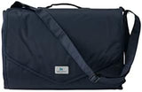 Little Unicorn 5'x7' Outdoor Family Picnic & Beach Blanket | Durable & Water-Resistant Fabric | Compact Fold & Easily Wipes Clean | Zipper Pocket (Navy Plaid)