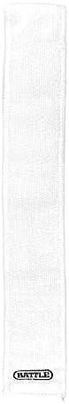 Battle Football Streamer Towel, Thin Sports Towel, Dries Hands & Football Accessories (White)