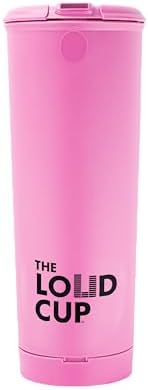 The LoudCup Tumbler + Stadium Horn - Insulated Cup Reusable Water Bottle Coffee Travel Mug - Worlds Loudest Cup for Game Day