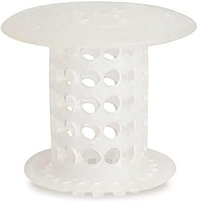 TubShroom Revolutionary Tub Drain Protector Hair Catcher/Strainer/Snare, Clear 2 Count