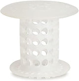 TubShroom Revolutionary Tub Drain Protector Hair Catcher/Strainer/Snare, Clear 2 Count