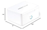 PerfectDry LUX | World's Fastest Hearing Aid Dryer, Dehumidifier Accessory | UV-C Ultraviolet Light Box Kit | Removes Sweat & Moisture from Hearing Aids, Airpods, Wireless Earbuds, Ear Amplifiers