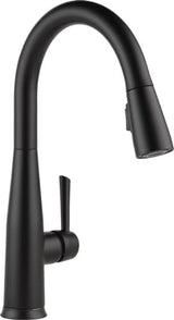 Delta 9113T-BL-DST Essa Kitchen Faucet, Touch2O, Matte Black
