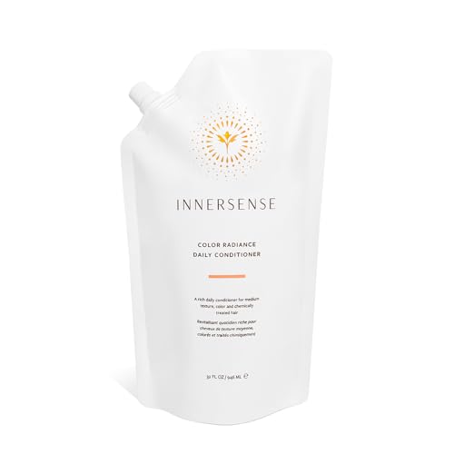 INNERSENSE Organic Beauty - Natural Color Radiance Daily Conditioner | Non-Toxic, Cruelty-Free, Clean Haircare (Refill Pouch, 32 fl oz | 946 ml)