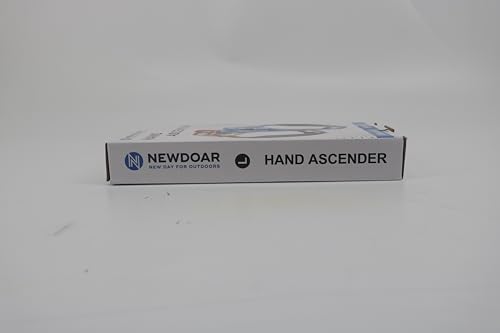 NewDoar UIAA & CE Certified Hand Ascender Rock Climbing Tree Arborist Rappelling Gear Equipment Rope Clamp for 8~13MM Rope