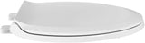 American Standard 5503A00B.020 Slow Elongated Closed Front Toilet Seat, White
