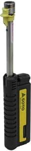 SOTO Pocket Torch - Refillable Extended Torch Lighter with Telescoping Burner Head, Electronic Ignition, Strong Wind-Resistant Butane Lighter for Candles, Grill, BBQ, Camping, Shipped Empty