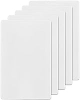 ENERLITES SI8801-W-5PCS, Screwless Blank Wall Plate, Child Safe Blank Device Outlet Cover, Standard Size, 1-Gang 4.68" x 2.93", Polycarbonate Thermoplastic, UL Listed, Glossy, White, 5 pack