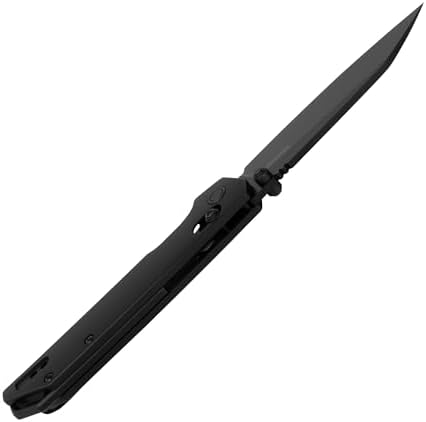 Kershaw Iridium Folding Pocket Knife, 3.4 inch D2 Steel Blade, DuraLock Locking Mechanism, Pocketclip