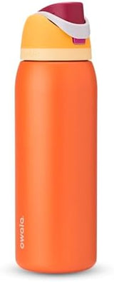 FreeSip Insulated Stainless Steel Water Bottle with Straw for Sports, Travel, and School BPA-Free Sports Water Bottle, 40 oz, Citrus Crush
