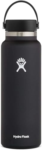 Hydro Flask Wide Flex Cap Black 40 Oz