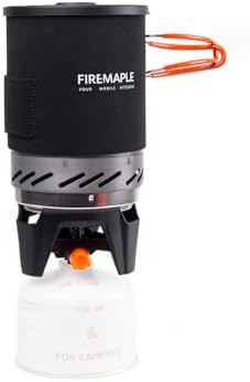 Fire-Maple "Fixed Star 1" Backpacking and Camping Stove System | Outdoor Propane Cooking Gear | Portable Pot/Jet Burner Set | Ideal for Hiking, Trekking, Fishing, Hunting Trips and Emergency Use