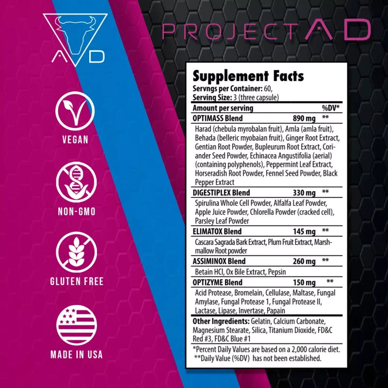 Project AD Ravenous 180caps Glucose Disposal