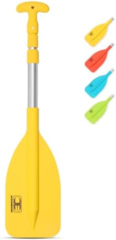 OCEANBROAD Telescoping Emergency Paddle 21''-42''/26''-54'' Aluminium Shaft for Kayaing Boating Canoeing River Tubing